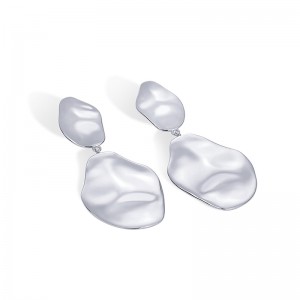 Hongde 14K Gold Plated 925 Sterling Silver Posts Ráiteas Teardrop Earrings Dangle